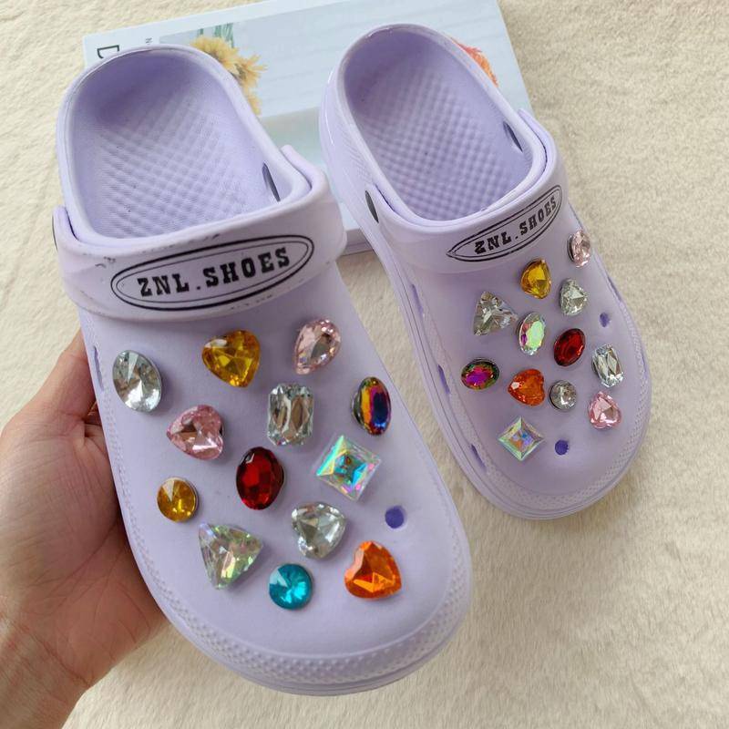 sticker dép crocsPhụ Kiện Trang Trí Giày Tự Làm Kiểu Dáng Xinh Xắn