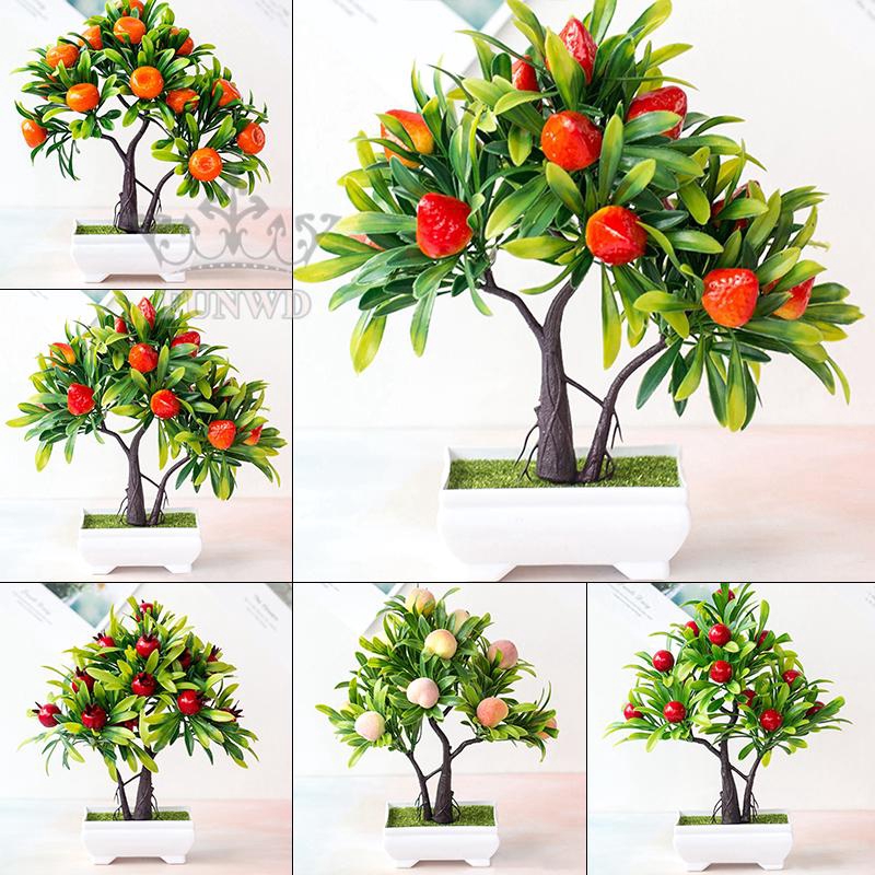 Cây ăn quả nhân tạo bằng nhựa dùng để trang trí nội thất