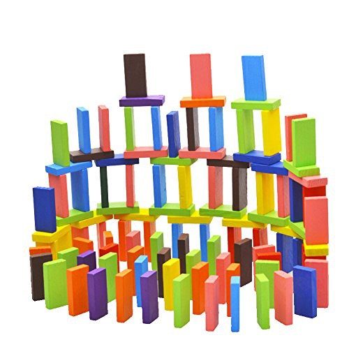 Bộ đồ chơi 100 quân Domino bằng gỗ