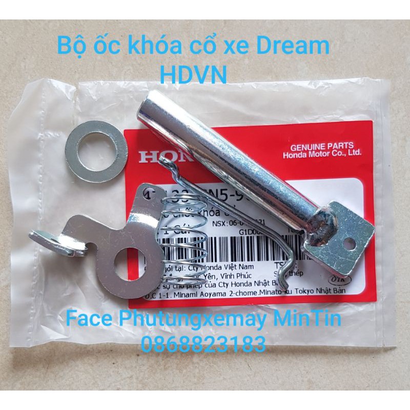 Bộ ốc khóa cổ xe Dream HDVN