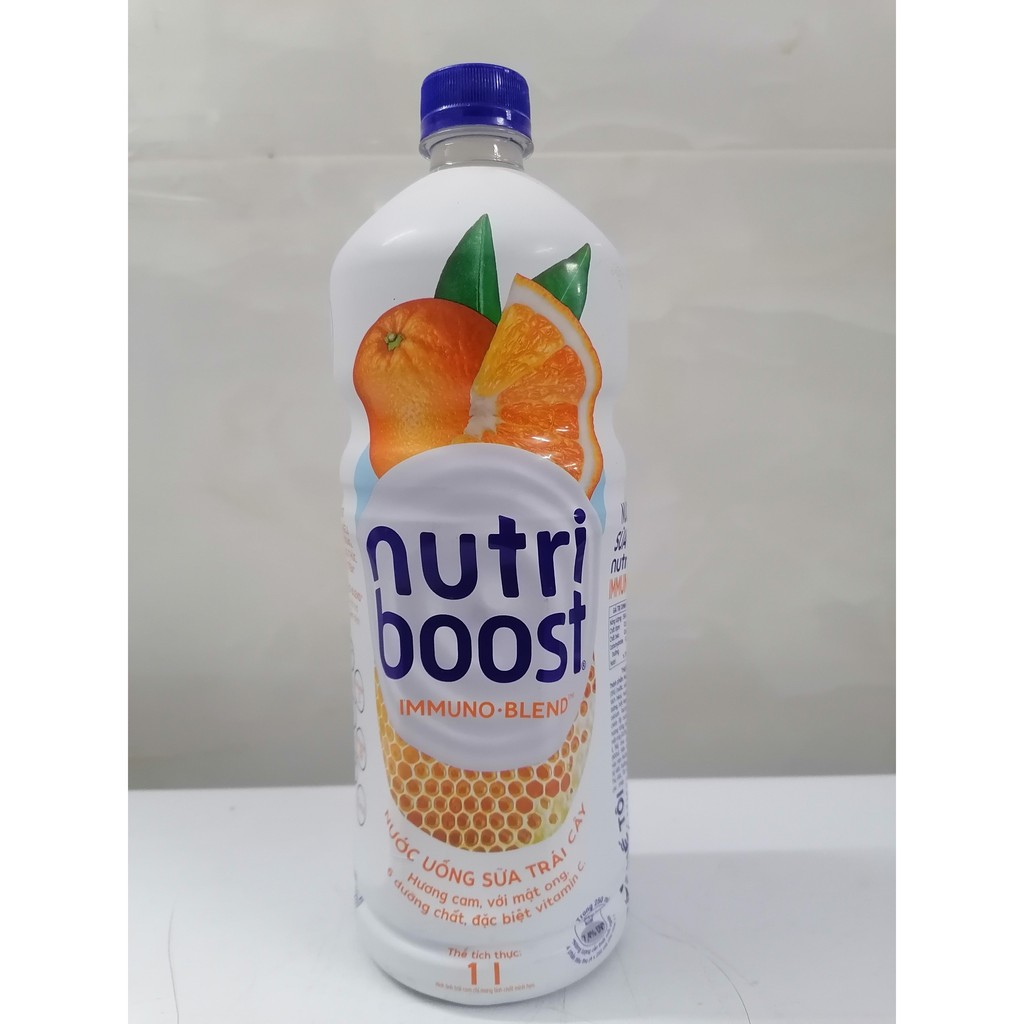 [1 Lít – CAM] Sữa trái cây hương cam [VN] NUTRIBOOST Orange Milk Flavour (bph-hk)
