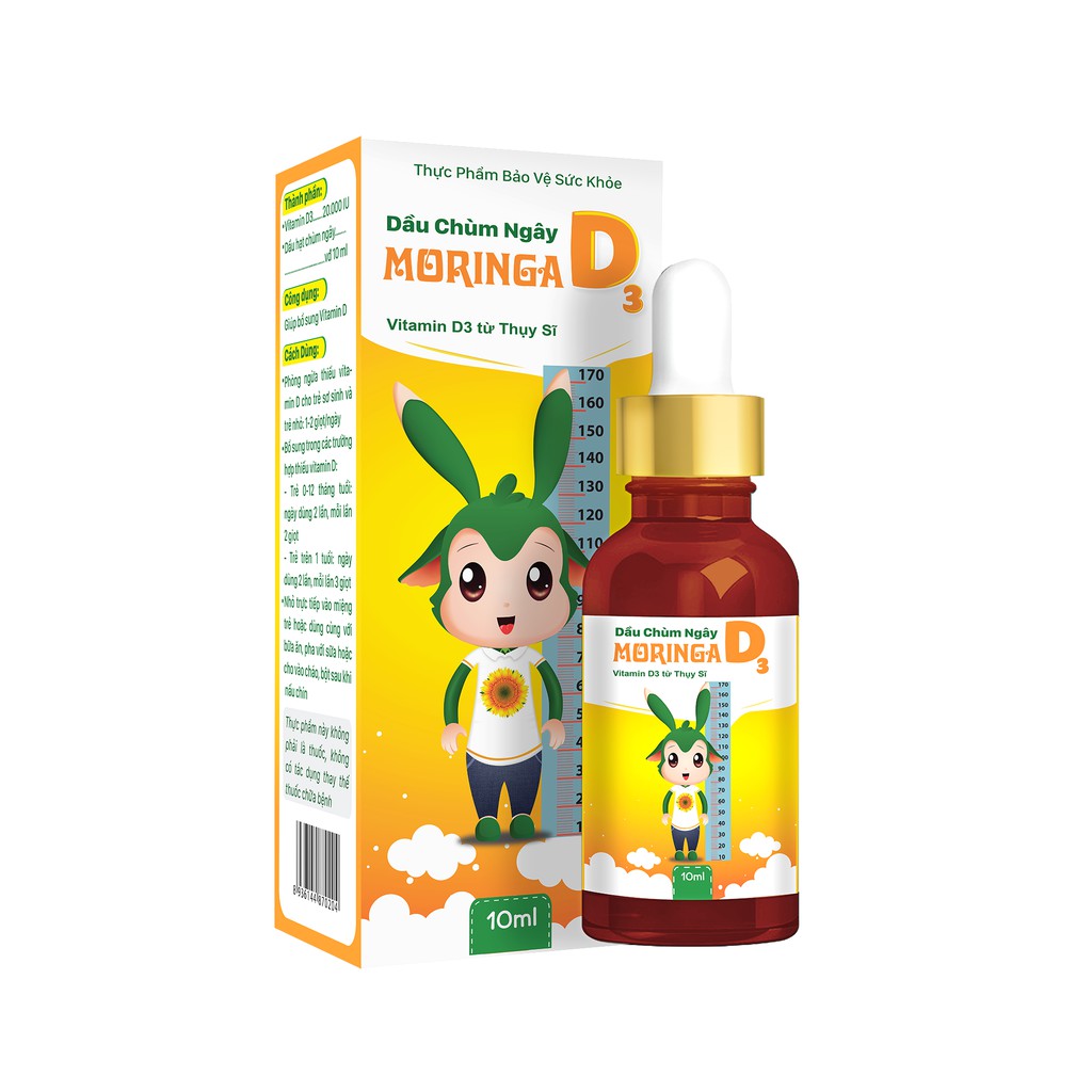 Dầu chùm ngây Moringa D3 - Bổ vitamin D