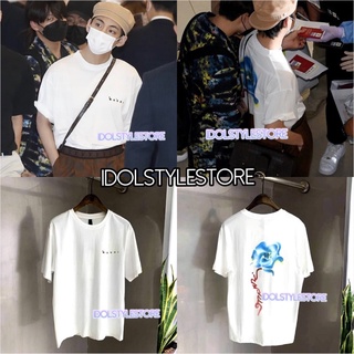 (Quà tặng kèm card) áo phông hoa xanh V Kim Taehyung trong in the soop