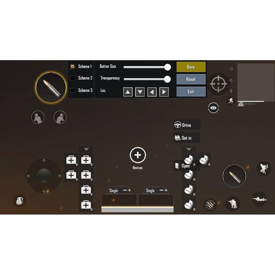 Nút bấm cảm ứng cơ hỗ trợ chơi Pubg, Ros trên điện thoại mobile, ipad chơi game dễ dàng Phặn Phặn