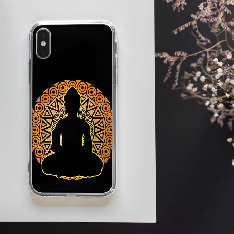 Ốp Lưng Phật a di đà một mình thanh tịnh cho Iphone 5 6 7 8 Plus 11 12 Pro Max X Xr NTN20210093
