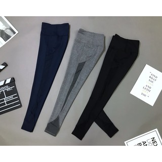 Quần dài tập gym, yoga, thể thao nữ HIYE cạp cao che bụng, có size trên 65kg- LF 028