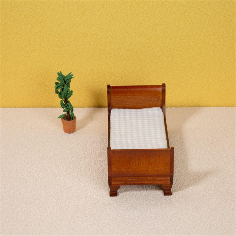 Mô Hình Giường Ngủ Đồ Chơi Mini Phong Cách Châu Âu Dành Cho Trang Trí Tiểu Cảnh