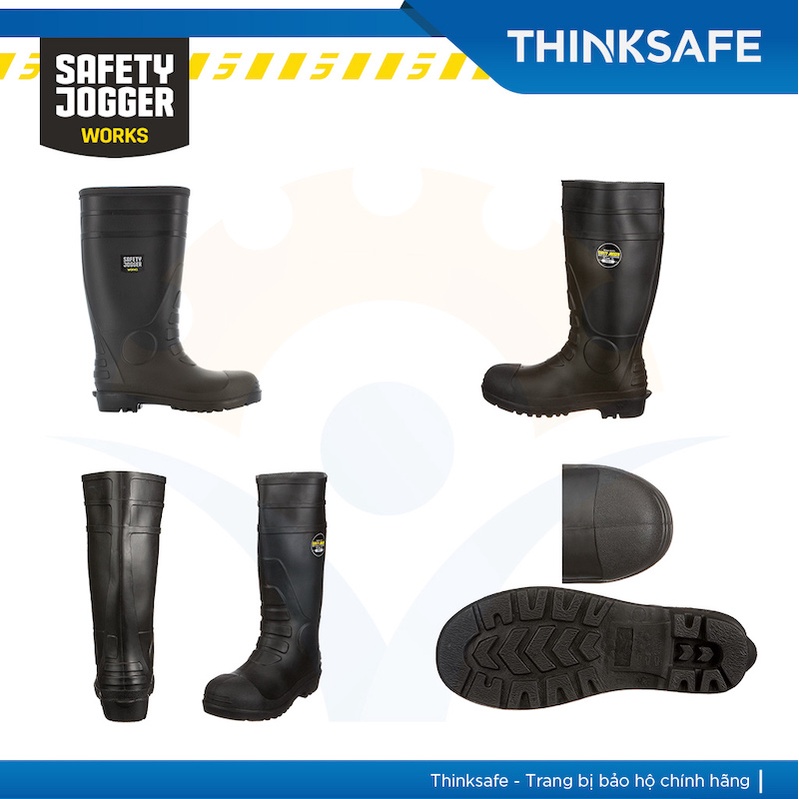 Ủng bảo hộ Safety Jogger Hercules S5 ủng chống đinh, chống giập ngón, chống trượt, chống thấm nước, chống hóa chất