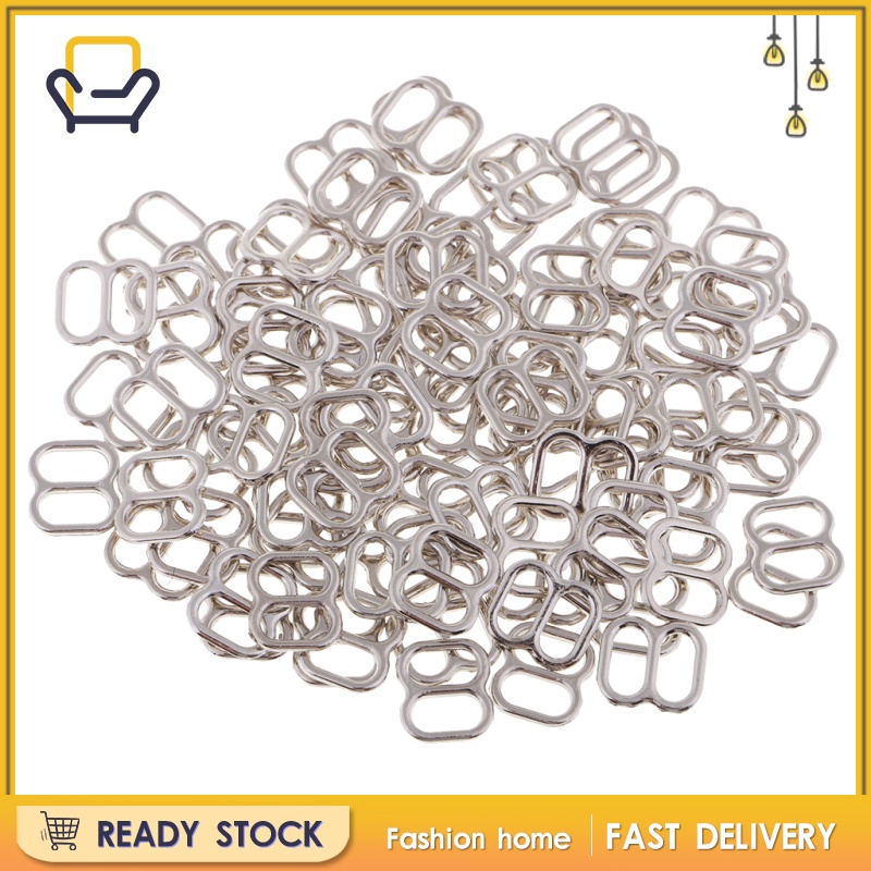 100 khóa dây áo ngực 8 móc 6mm tùy chỉnh thời trang tiện lợi