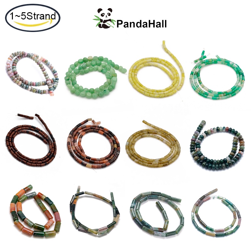 Pandahall Phụ Kiện Xỏ Hạt Xâu Chuỗi Phong Cách Ấn Độ Kích Thước 1-5 16~18x8mm 1.5mm