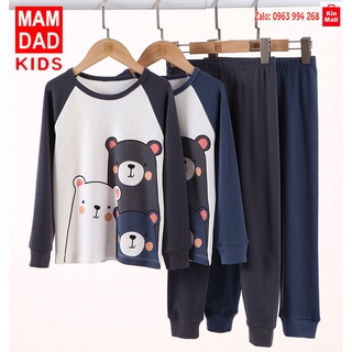 (bé 14-56kg)Bộ Đồ Ngủ Dài Tay Cho Bé Trai hãng MAM DAD KIDS