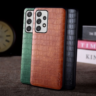Ốp Lưng Cho Samsung Galaxy A52 A72 A32 A12 A22S A52S 5G 4G Cao Cấp Họa Tiết Cá Sấu Da Bao Da Cho Galaxy A52 5G Case capa