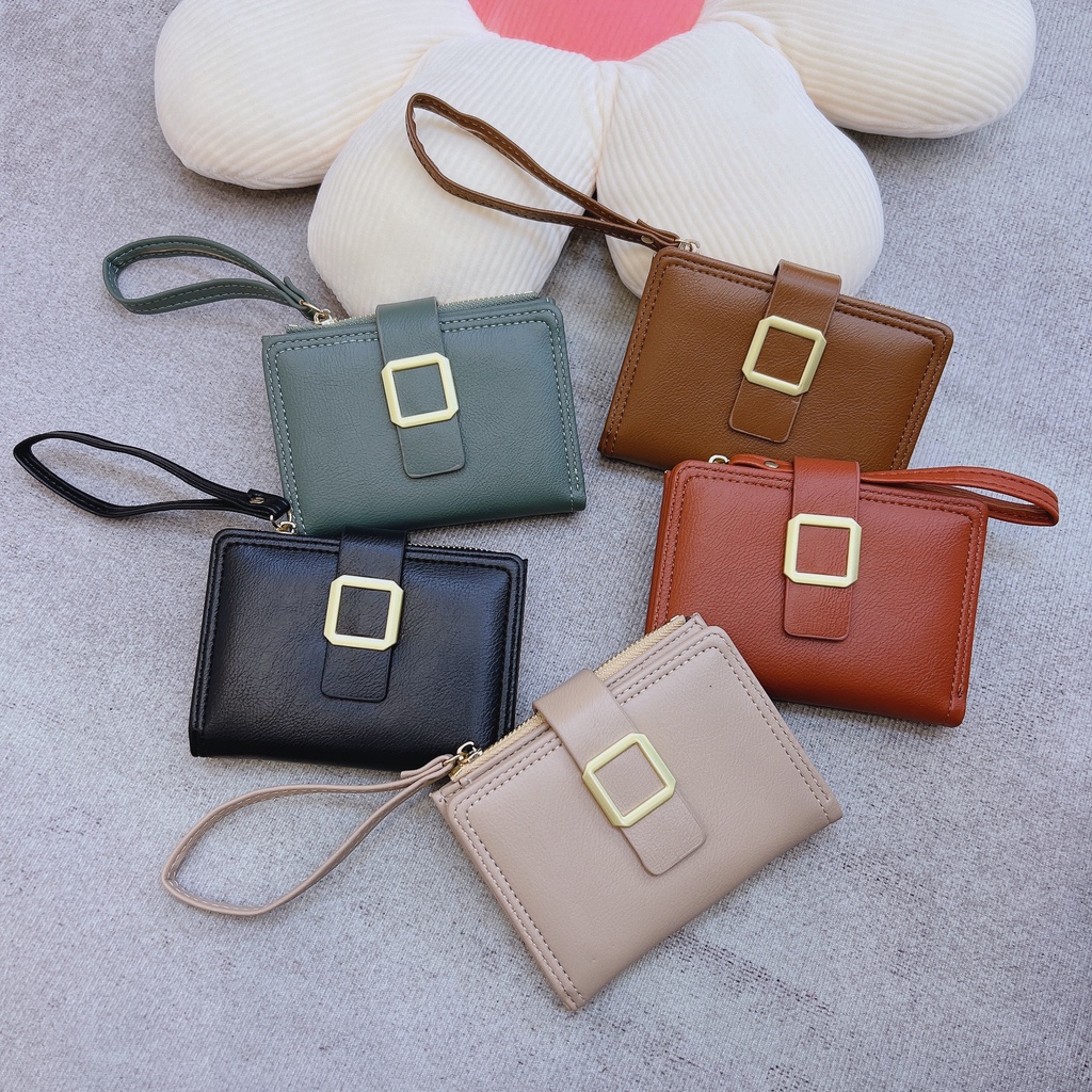 Min's Shoes - Ví nữ mini cao cấp ngắn nhỏ gọn bỏ túi thời trang ví 308