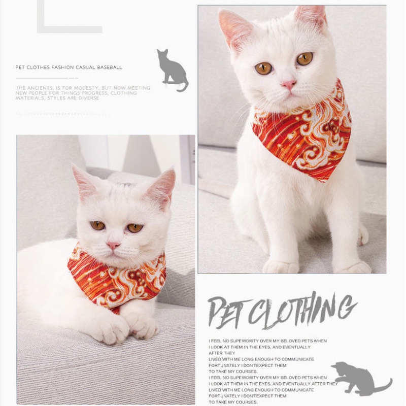 Khăn tam giác yếm đeo cổ in họa tiết đáng yêu cho nữ