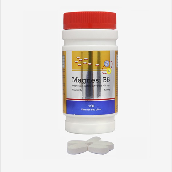 Magnesi B6 – Hỗ trợ giảm chuột rút, đau cơ bắp, giúp tăng cường sức khỏe (120 viên)