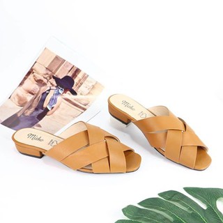 Dép đan dây da thật - 1042