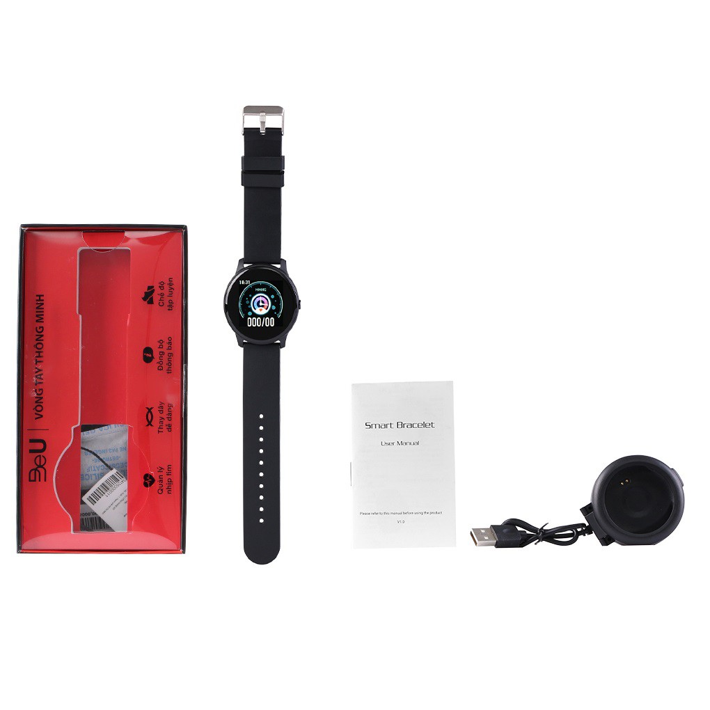 Đồng hồ thông minh nam nữ Daniel Klein Black Fit KW192 - Lamy watch