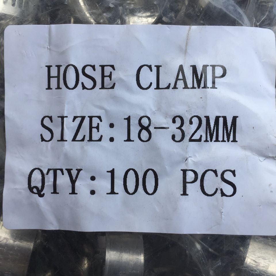 5 chiếc đai xiết inox (18mm- 32mm) cổ dê- vòng đai xiết inox dùng xiết ống 18mm- 32mm