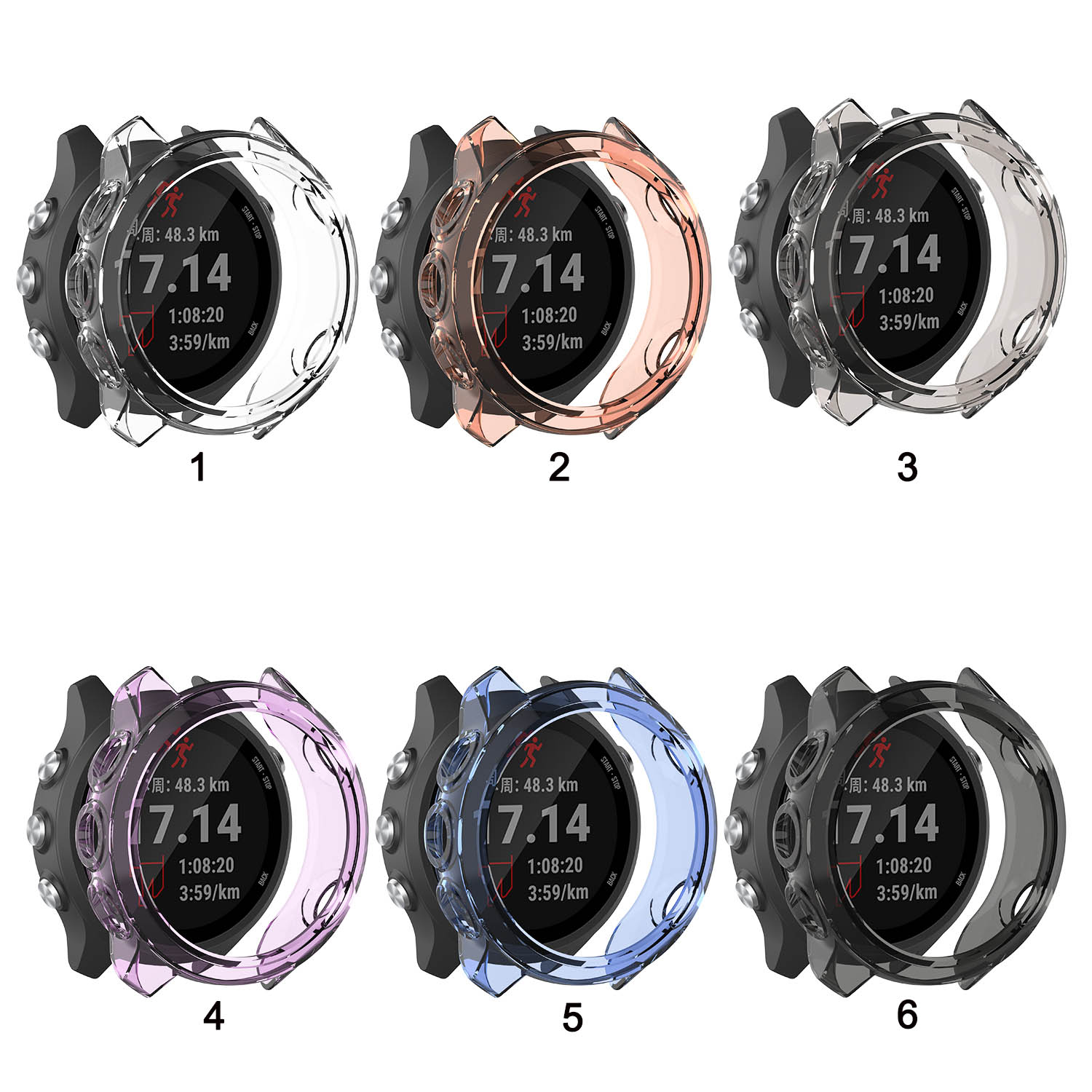 GARMIN Ốp Tpu Bảo Vệ Đồng Hồ Thông Minh Garmin Forerunner 245 245m