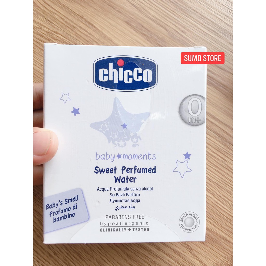 [Chính hãng] Nước Hoa Hương Tự Nhiên 0M+ Chicco 100ml Cho Bé Thơm Mát