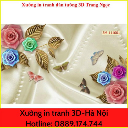 [Giá tại xưởng] Tranh dán tường 3D, phòng khách, phòng ngủ Zalo o889.174.744