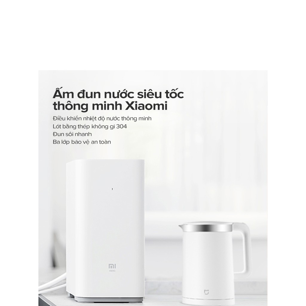 Ấm Đun Nước Siêu Tốc Thông Minh Xiaomi (Phiên Bản Quốc Tế) | ZHF4012GL | Hàng Chính Hãng