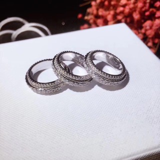 Nhẫn Mạ Bạc 925 Đính Đá Thời Trang Cho Nam Và Nữ