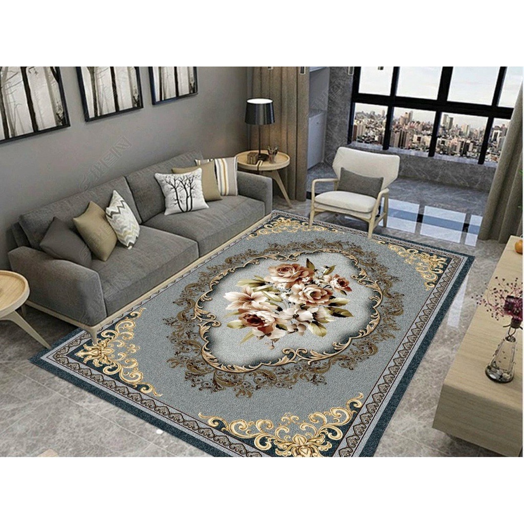 Thảm trải sàn phòng khách bali 1m6x2m3 OMIAKO TT01