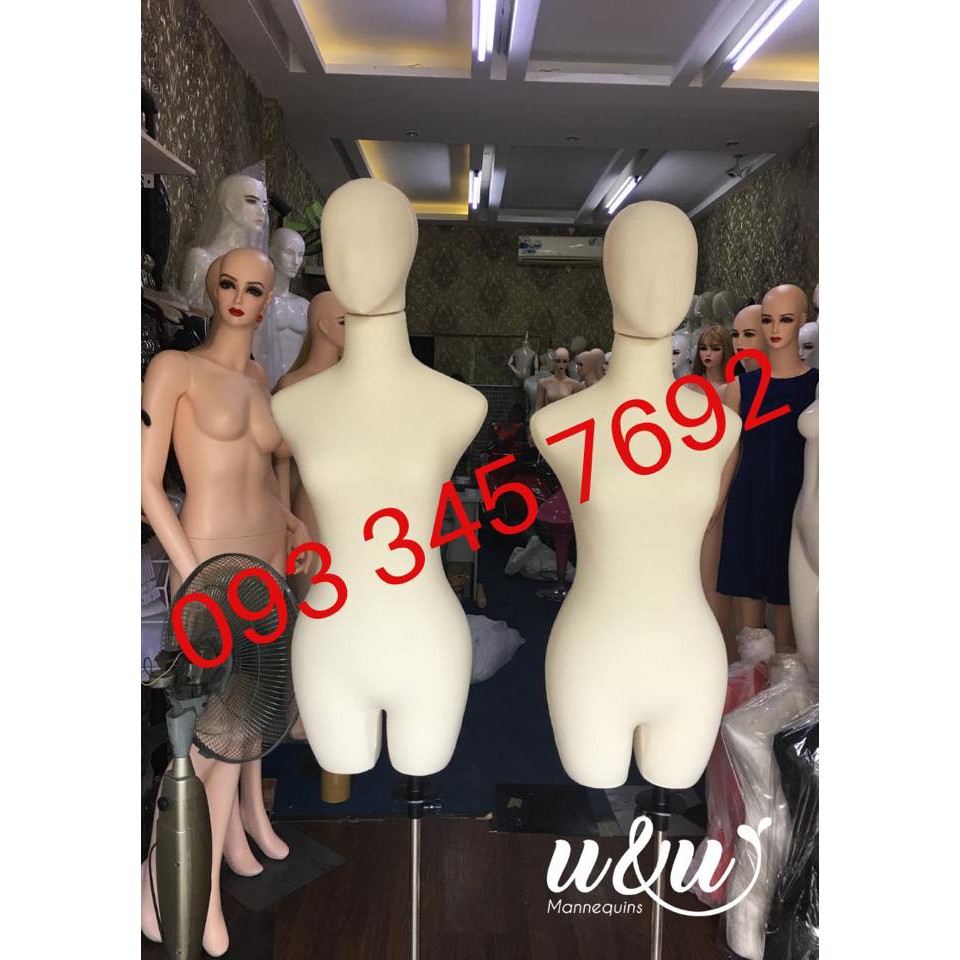 Manocanh bán thân nữ có đầu (free size)