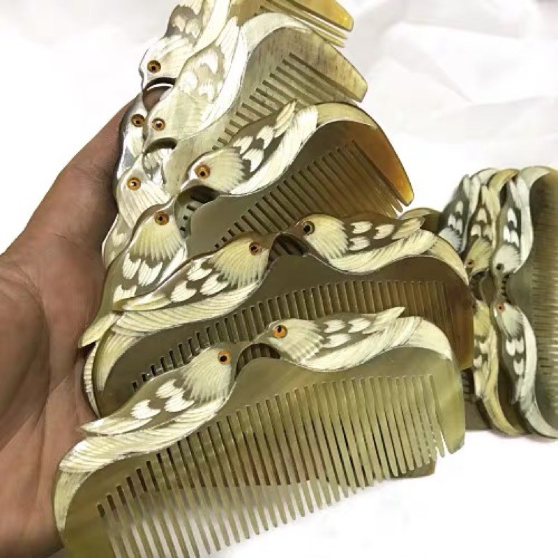 lược sừng trâu trắng