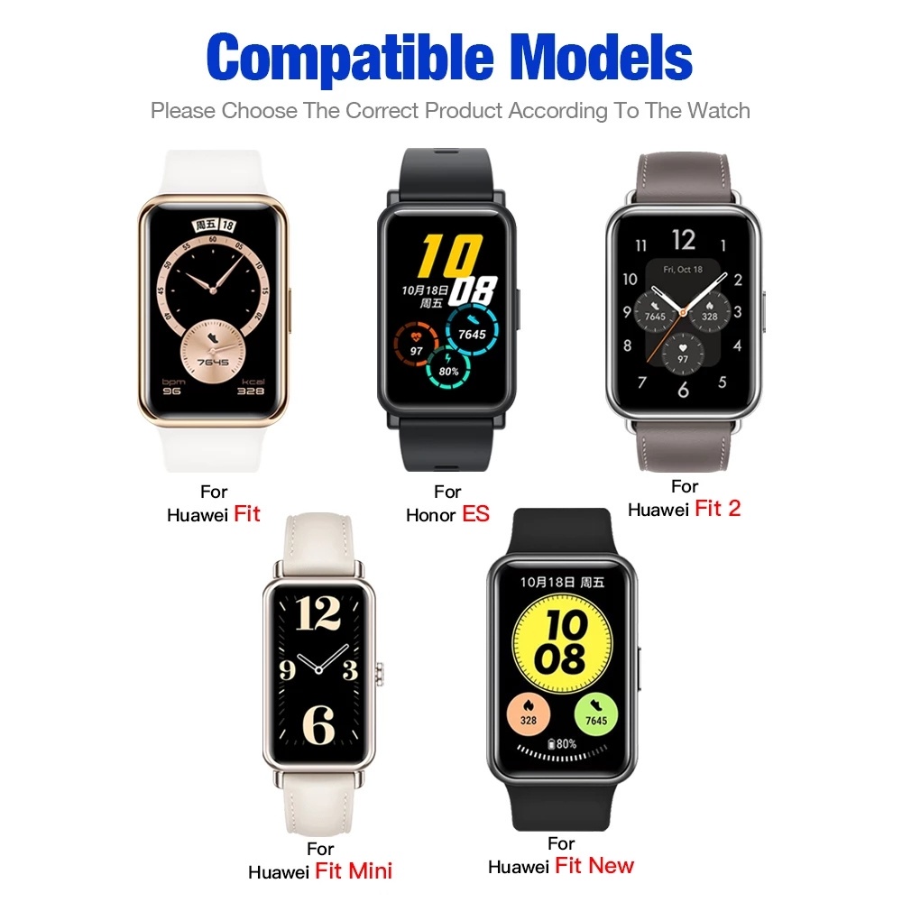 Kính Cường Lực Mềm 3D HD Bảo Vệ Màn Hình Đồng Hồ Huawei Watch Fit / Fit 2 / Fit Mini / Fit New / Honor Watch ES