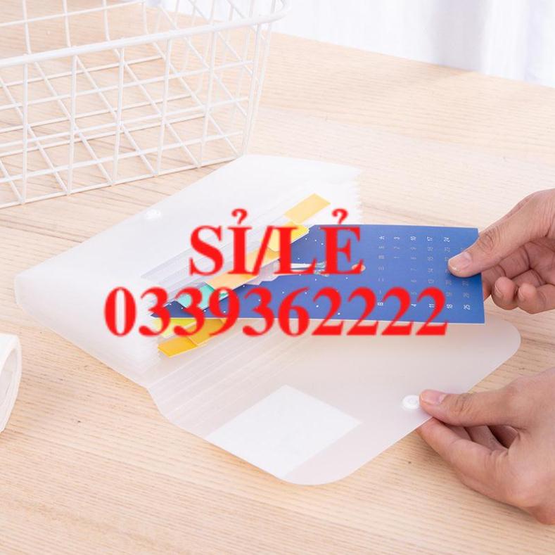 Túi Đựng Tài Liệu Đa Năng Deli 5561 13 Ngăn Khổ A6  HAIANHSHOP