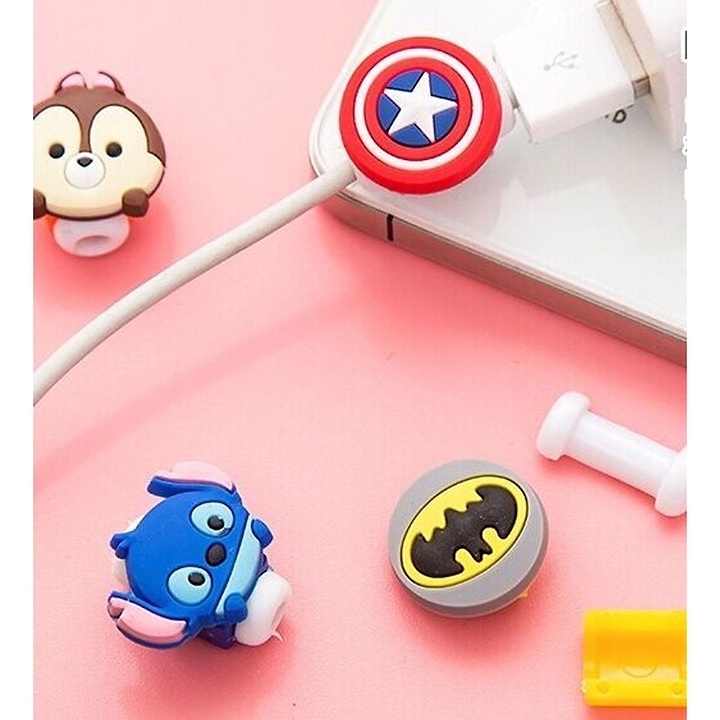 Thú bảo vệ đầu sạc_ Loại nhỏ _ Cho Điện Thoại Phụ Kiện Tai Nghe Bluetooth Cáp Sạc Pin Dự Phòng Vỏ Case Ốp