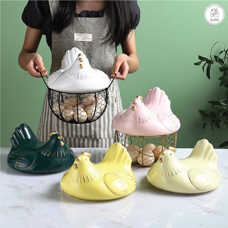 Giỏ đựng trứng gà Nhiều Màu - Hàng Có Sẵn