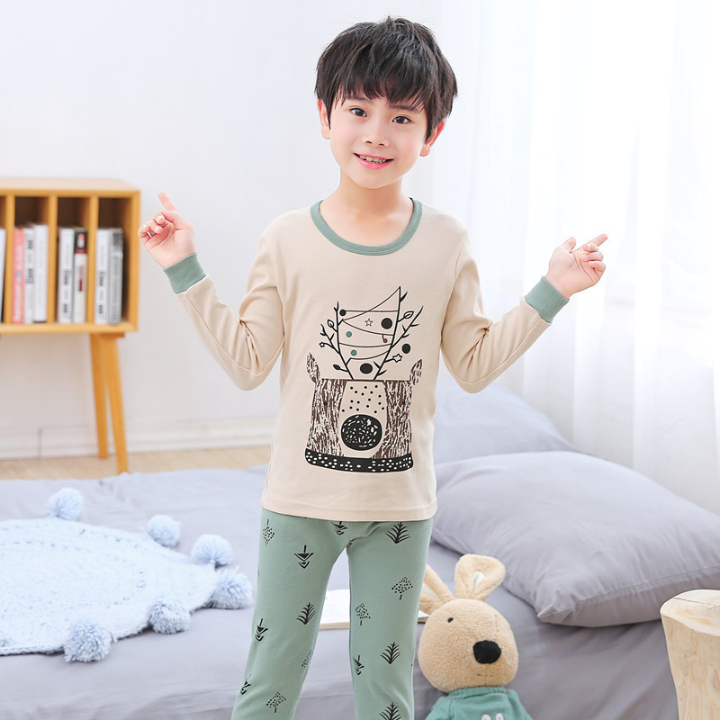 Bộ Đồ Ngủ Pijama 2 Món In Hoạt Hình Cho Bé