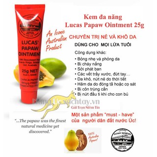Son dưỡng môi đa năng Lucas' Papaw Úc.