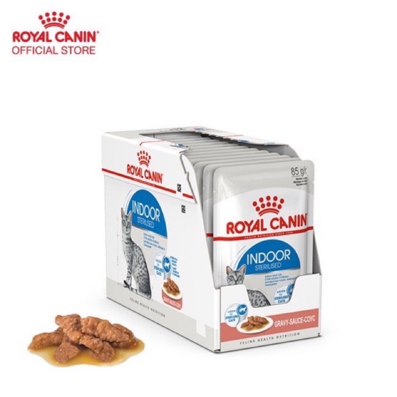 [ 85g ] Pate Royal Canin Indoor cho mèo nuôi trong nhà ‍⬛