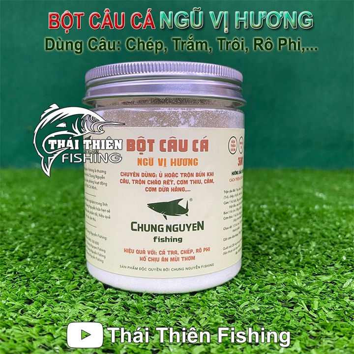 Bột Câu Cá Ngũ Vị Hương Hiệu Quả Với Cá Tra, Chép, Rô Phi Chuyên Dùng Ủ Cơm Thiu, Trộn Cháo Rết, Ủ Bún, Trộn Cám