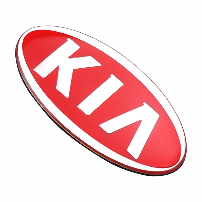 Miếng Dán Logo Bằng Hợp Kim Trang Trí Vô Lăng Xe Hơi KIA K2 K3 K5 K7 K9