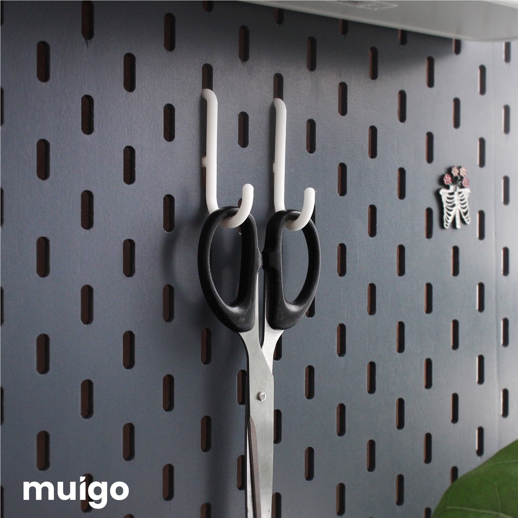 5 móc chữ S cho bảng cài Pegboard Skadis IKEA