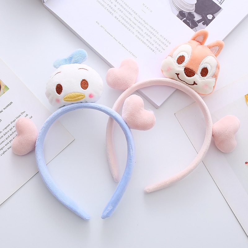 Băng Đô Cài Tóc Rửa Mặt Hình Chú Gấu / Dâu Tây Dễ Thương Thời Trang 2022 Cho Bạn Gái