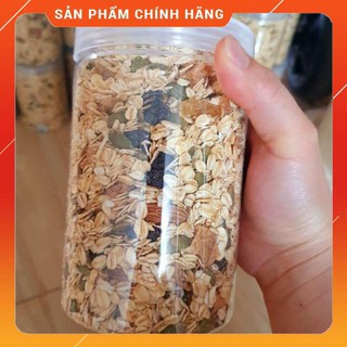 500g ngũ cốc nguyên hạt mix hoa quả khô ko đường