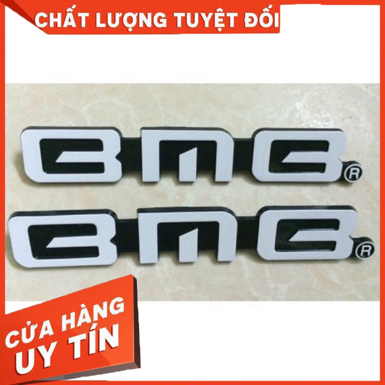 [HÀNG CHẤT LƯỢNG] Tem Trắng bmb dán thùng loa nhựa cứng : giá 1 đôi - Bm2 - hàng chất lượng, giá tốt nhất TQ