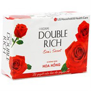 Xà bông cục Double Rich hương Hoa hồng hộp 90g