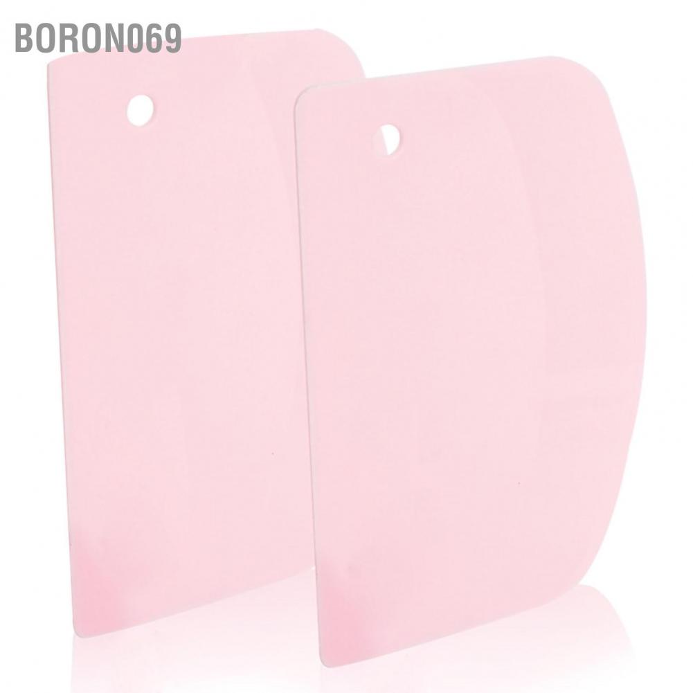 Boron069 Dụng cụ nạo bột Dao cạo màu hồng Mẫu mèo PP Bánh Cào Máy cắt cho nhà bếp