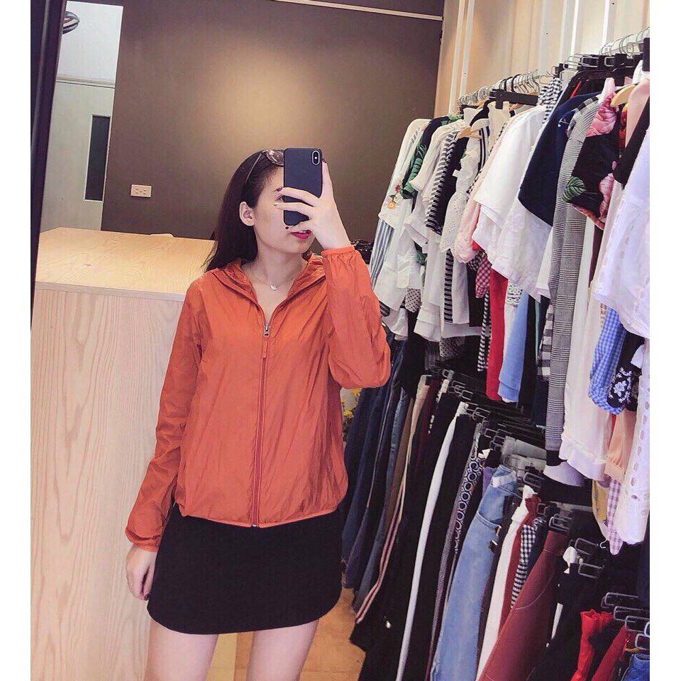 (Xả kho ) Áo Gió 2 Lớp có mũ cân nặng từ 40-55kg