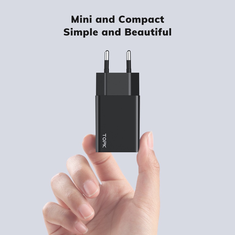 Củ Sạc topk b25 10w usb Chất Lượng Cao Cho samsung xiaomi huawei