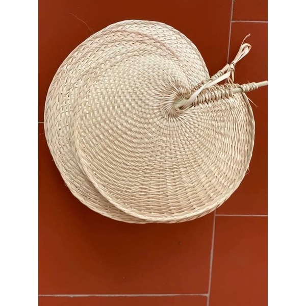 Quạt nan lá cọ, mây tre đan cầm tay truyền thống hanmade , trang trí tết , decor phòng l