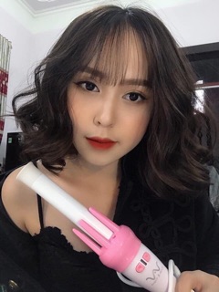 Máy uốn xoăn hồng Vivi