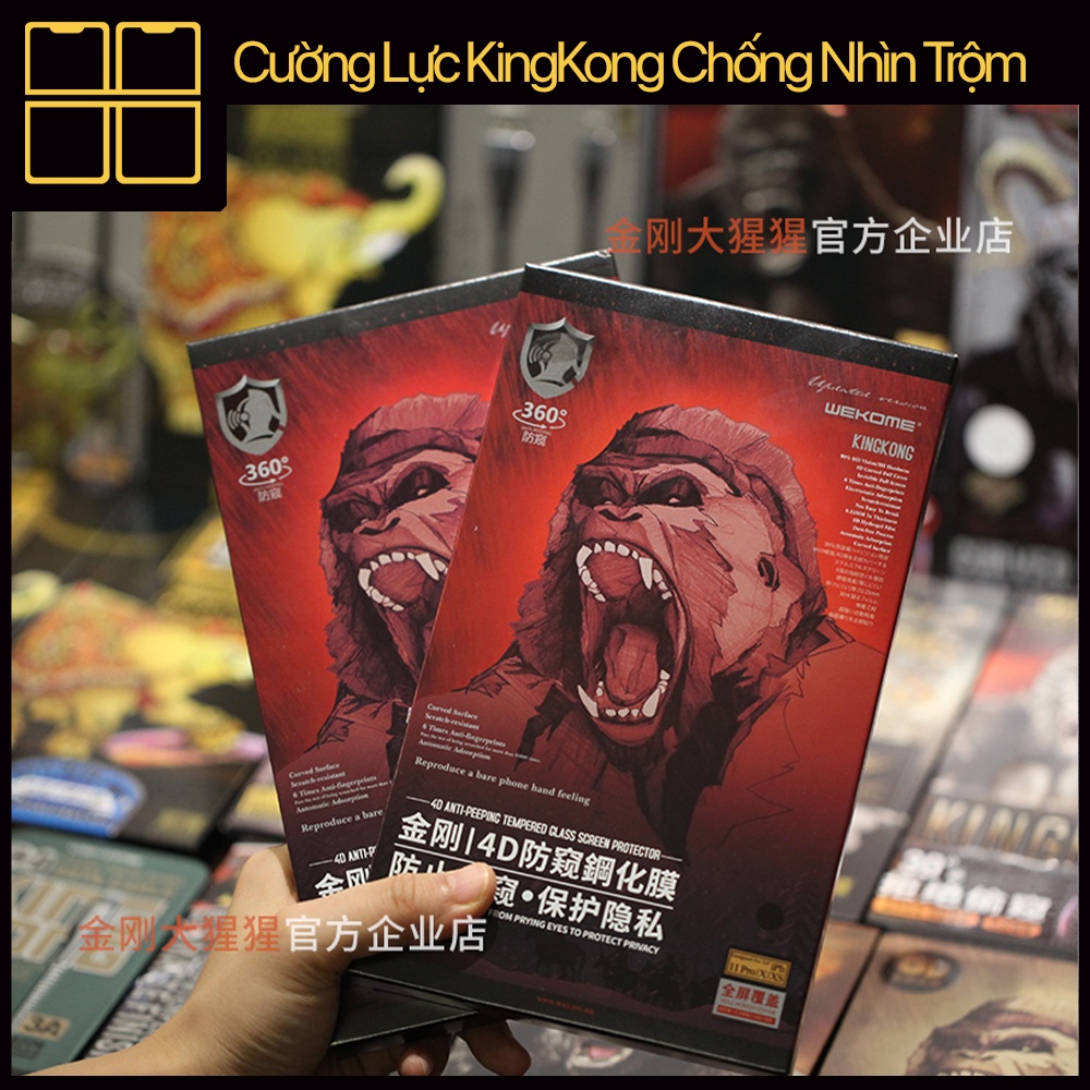 Kính cường lực chống nhìn trộm KingKong iphone 6/6s/6sp/7/7p/8/8p/x/xs/xsmax/11/11pro/11promax/12/12pro/12promax/13